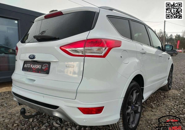 Ford Kuga cena 57200 przebieg: 192000, rok produkcji 2015 z Lubsko małe 781